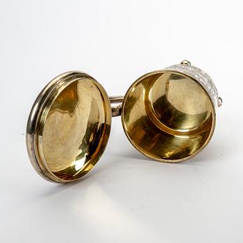 Stop barockstil silver St Petersburg oidentifierade stämplar sent 1800-tal.