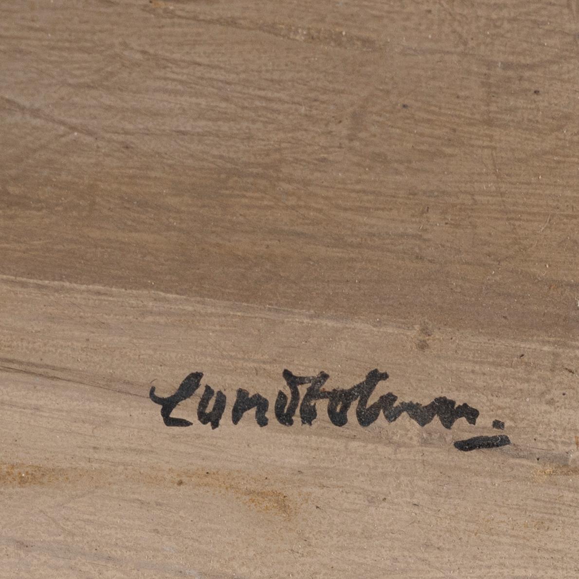 Sixten Lundbom, oil on panel, signed.