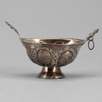 KÅSA, silver, Per Wilhelm Hanngren, Falun, (1796-1815). Vikt 57 gram.