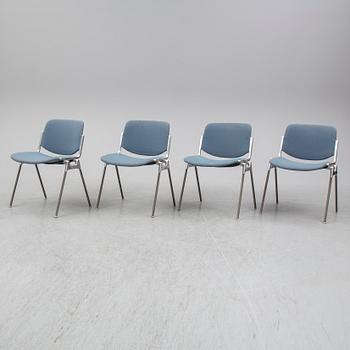 GIANCARLO PIRETTI, four chairs from Castelli, Italy.