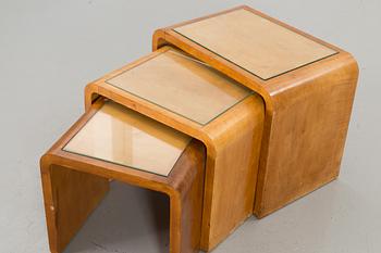 A set of three first half of the 20th century tables.
