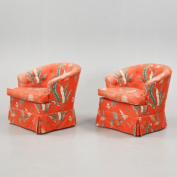 FÅTÖLJER, ett par, 19/2000-tal.