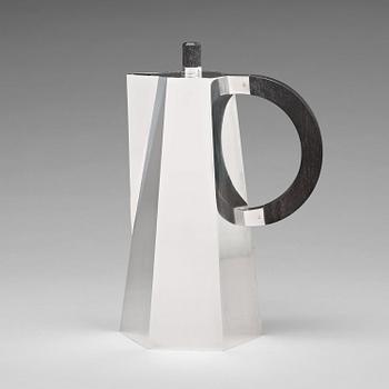 131. Wiwen Nilsson, kaffekanna, Lund 1956, sterling.