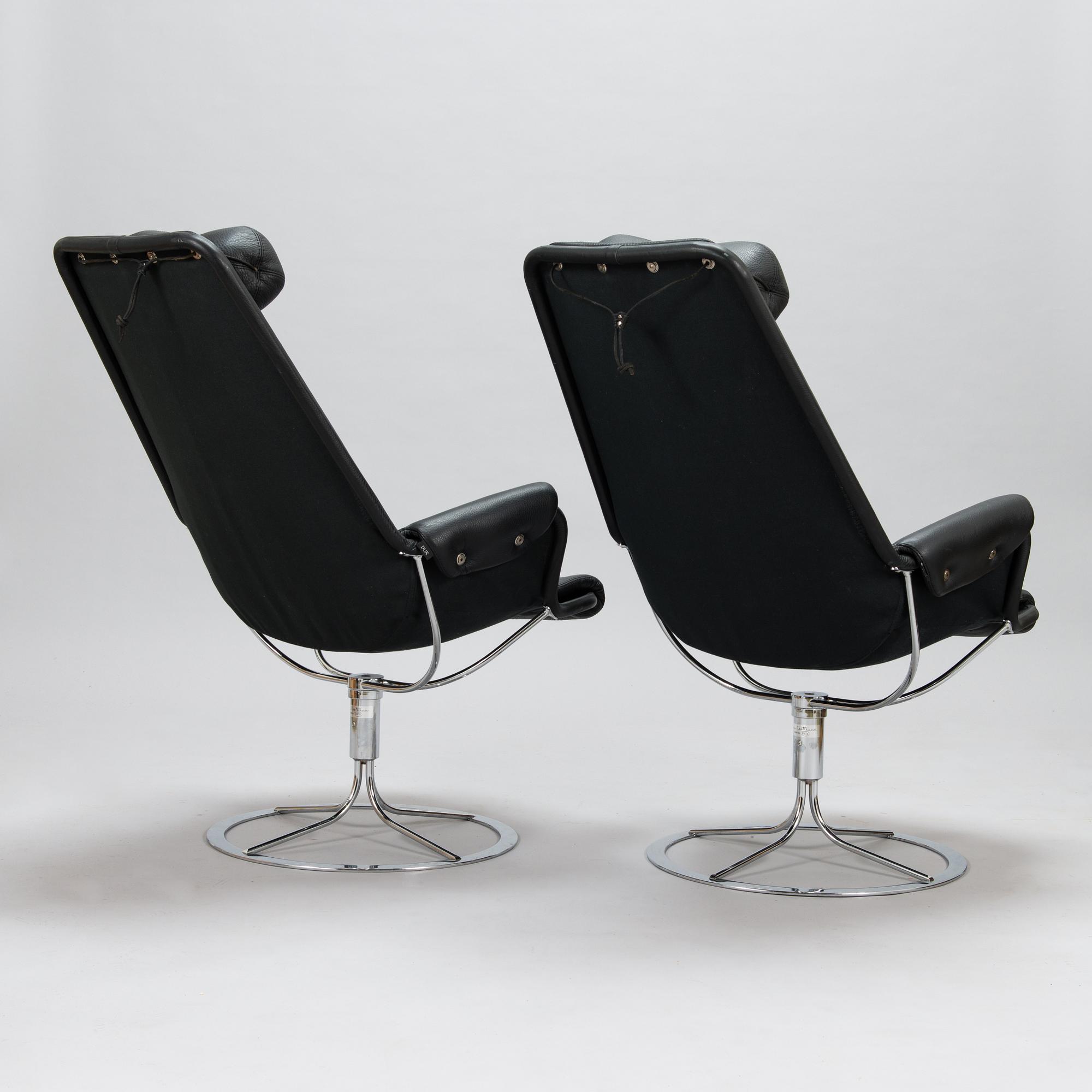 Bruno Mathsson, fåtöljer, ett par, "Jetson", Dux, 2000-tal.