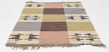 Märta Måås-Fjetterström, matta, "Rutmattan", rölakan, ca 176 x 101 cm, signerad MMF.