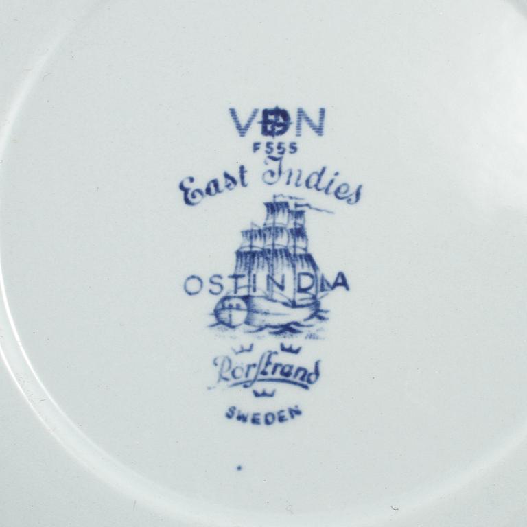 SERVIS, 42 delar, Ostindia, Rörstrand, 1900-talets andra hälft.