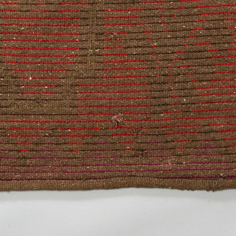 Ryijy, kansanomainen, päivätty 1874. Noin 194 x 140 cm.