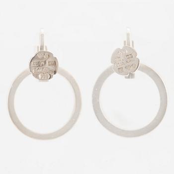 a pair of earrings, silver, Lund 1956.