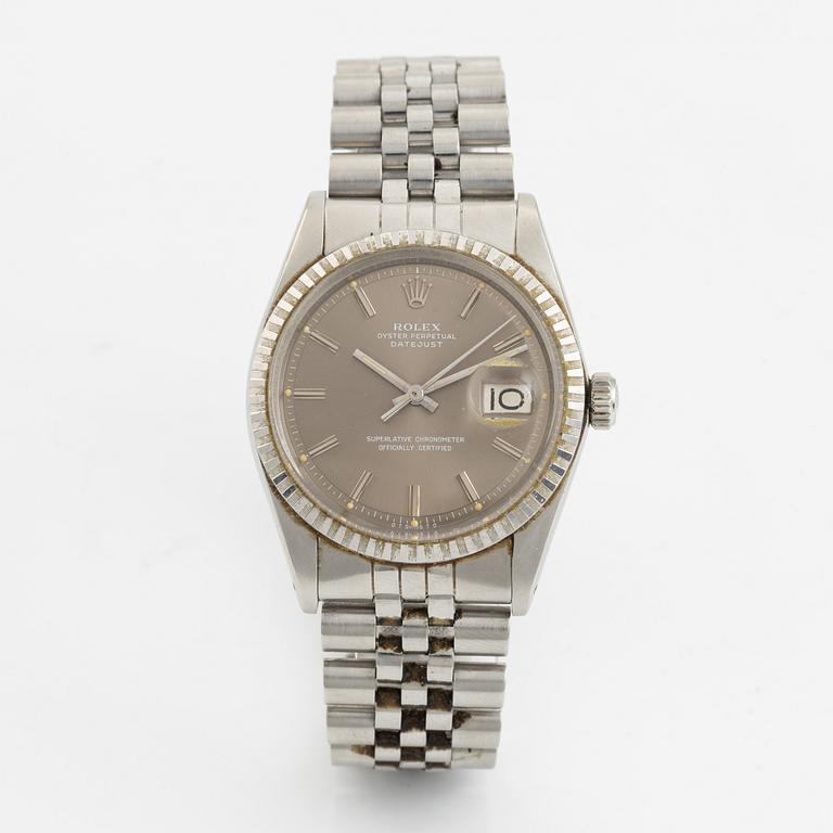 Rolex, Oyster Perpetual, Datejust, "Sigma Dial", wristwatch, 36 mm.