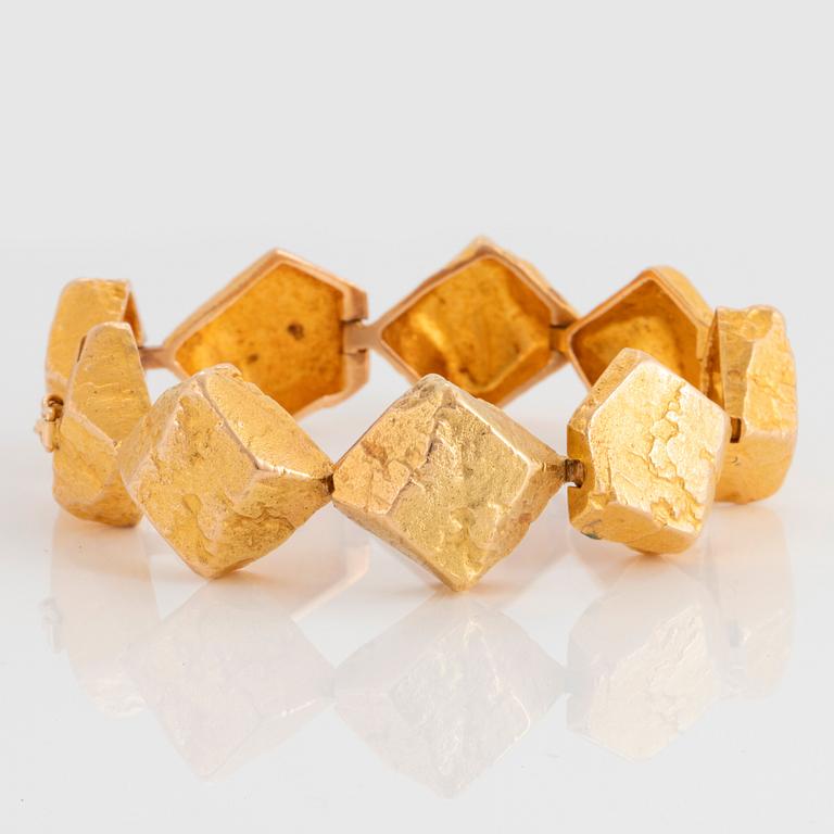 Lapponia armband "Lapplands stenar" 14K guld design Björn Weckström.