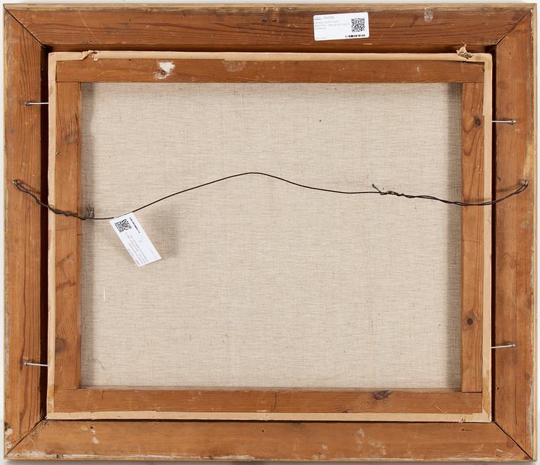 OKÄND KONSTNÄR 1800-TAL , olja på duk, sign E. Dahlberg och daterad -69.