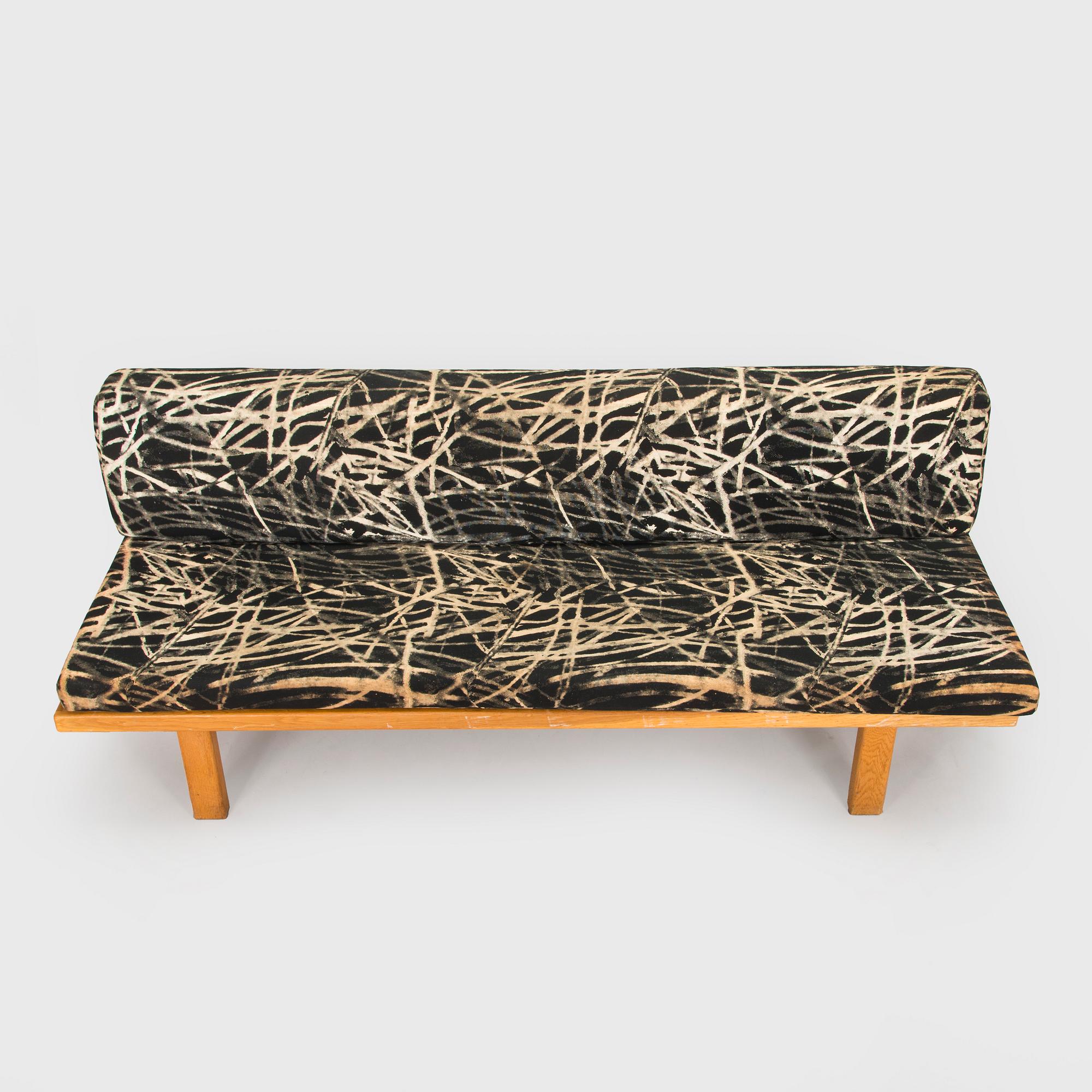 Alvar Aalto, a sofa, design by Artek's drawing office, for O.Y Huonekalu- ja Rakennustyötehdas A.B. 1957.