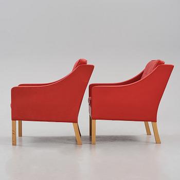 Børge Mogensen, fåtöljer, ett par,  Fredericia Furniture, Danmark.