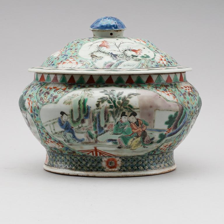 TERRIN, porslin, Kina, 1800-/1900-tal.