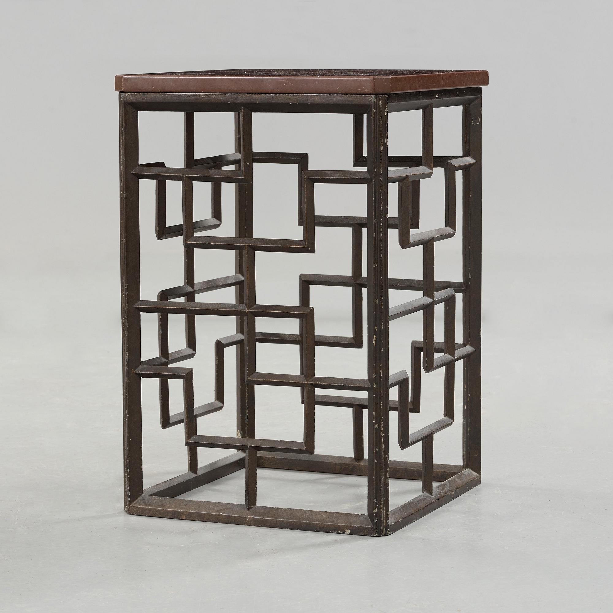 Carl Hörvik, 'Blomster', a Swedish grace cast iron flower table, Näfveqvarns Bruk, Sweden early 1920's.