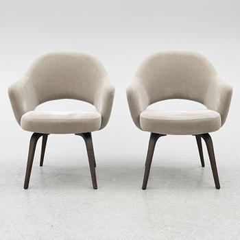 Eero Saarinen, chairs, a pair, "Executive Side Chair", Knoll, 21st century.