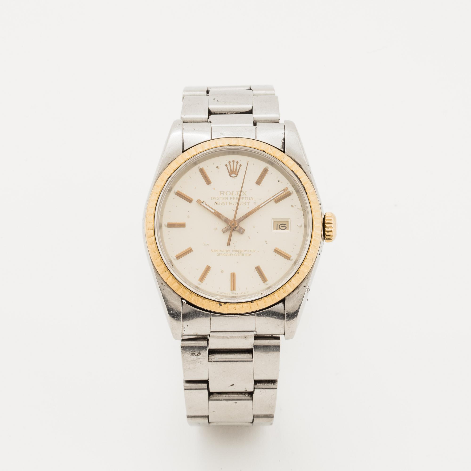 Rolex, Oyster Perpetual, Datejust, Chronometer, wristwatch, 36 mm.