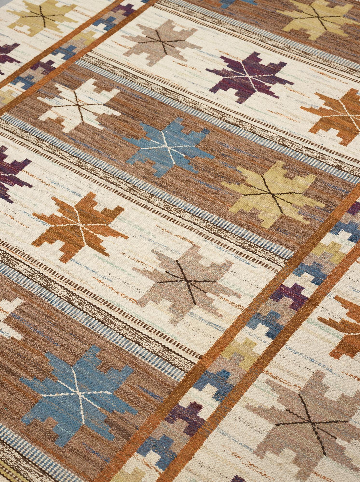 Märta Måås-Fjetterström, Matta, "Höstmattan", rölakan, ca 307,5-309 x 200-202 cm, signerad AB MMF.