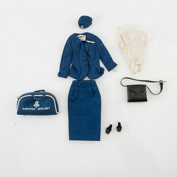 Barbiekläder 6 set. vintage bl a "Hostess Gift Set" Mattel 1965. "Saturday Matineé" Mattel 1965.