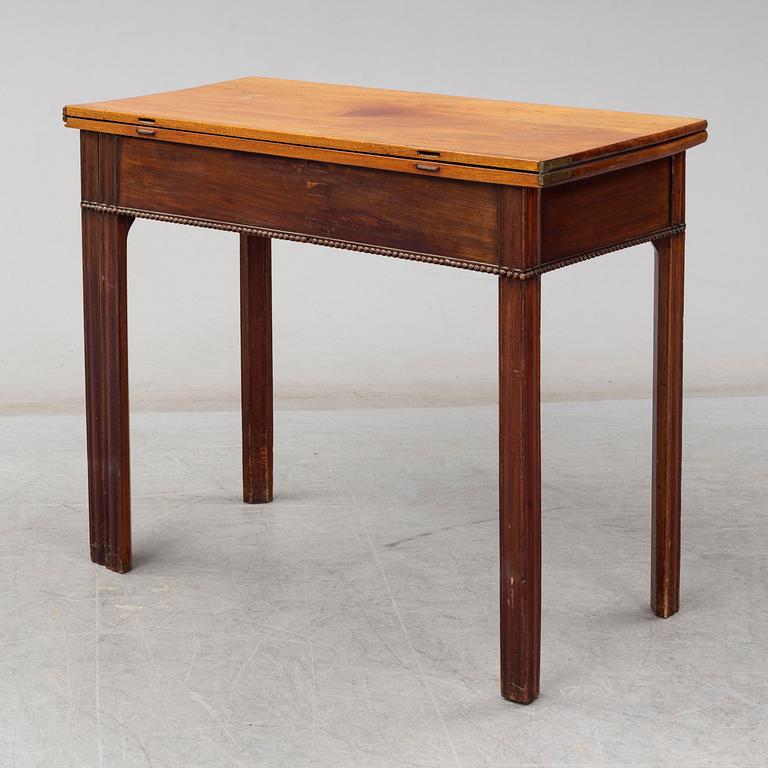 A Swedish late gustavian games table, late 18th century.