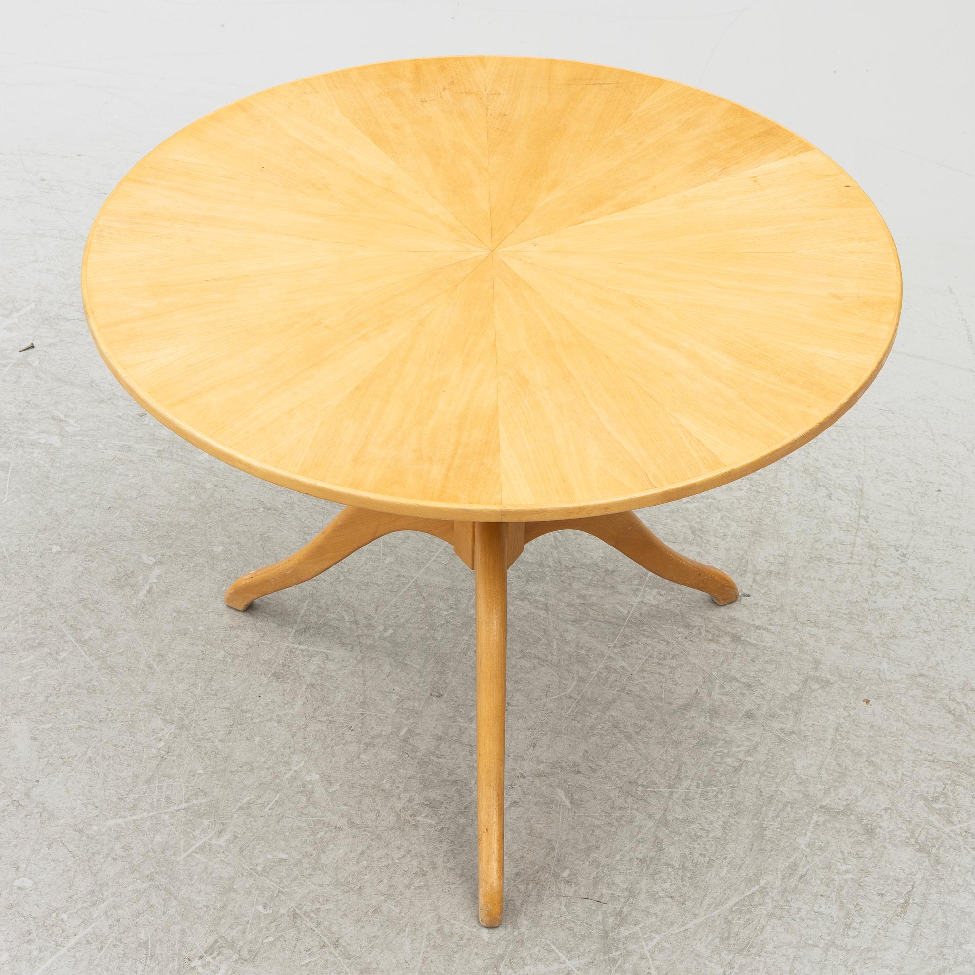 Carl Malmsten, side table, "Båstad", second half of the 20th century.