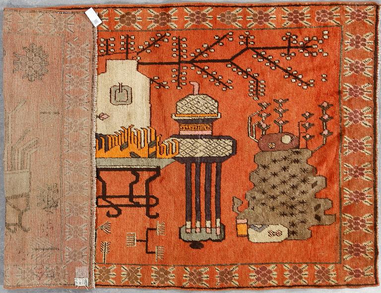 MATTA, semiantik Khotan, ca 237x130 cm.