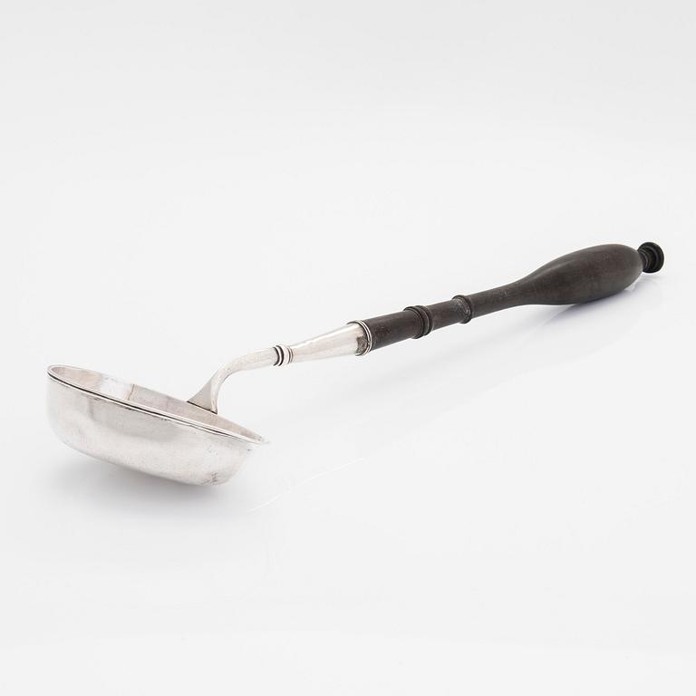 Carl Anton Carlberg, a silver soup ladle, Turku 1804.