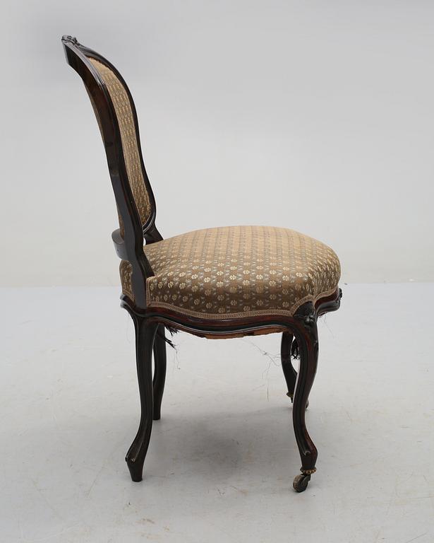 STOLAR, 4 st, nyrokoko, 1800-talets slut.