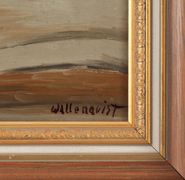EDVARD WALLENQVIST, olja på duk, signerad.