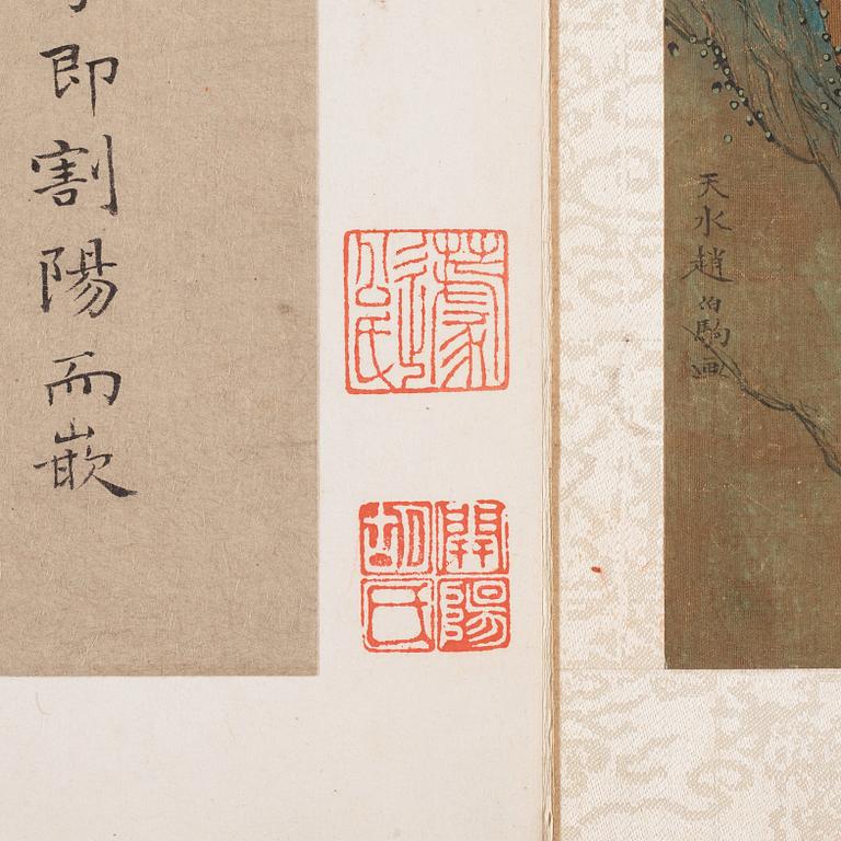 A Chinese album with paintings of Envoys Presenting Tribute  职贡图(Zhigong tu), probably 17thCentury, after an old master.