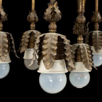 An early 20th century ceiling lamp.
