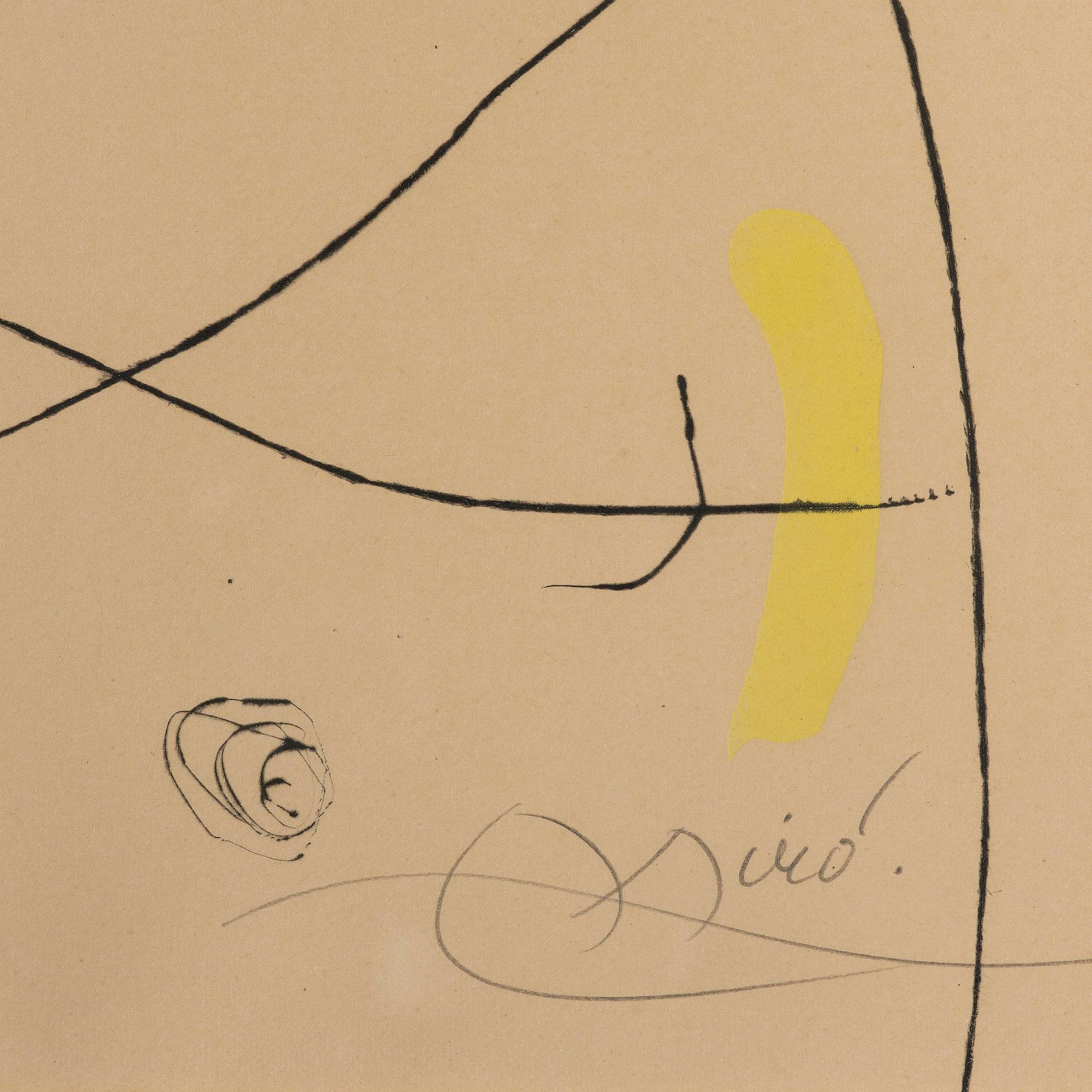 Joan Miró, Untitled, from: l'lssue Dérobée.