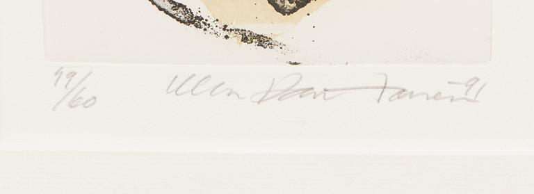 ULLA RANTANEN, etching, signed and dated -91, numbered 49/60.