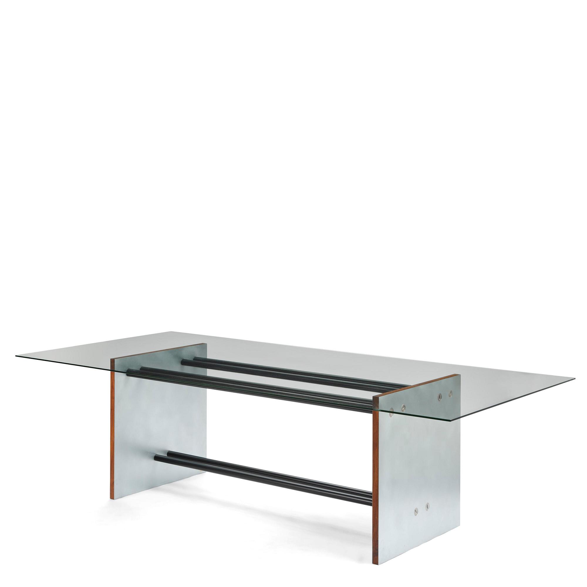 Per Söderberg, bord, "PS Bespoke Rectangular Glass Table", No Early Birds, Stockholm, 2020.