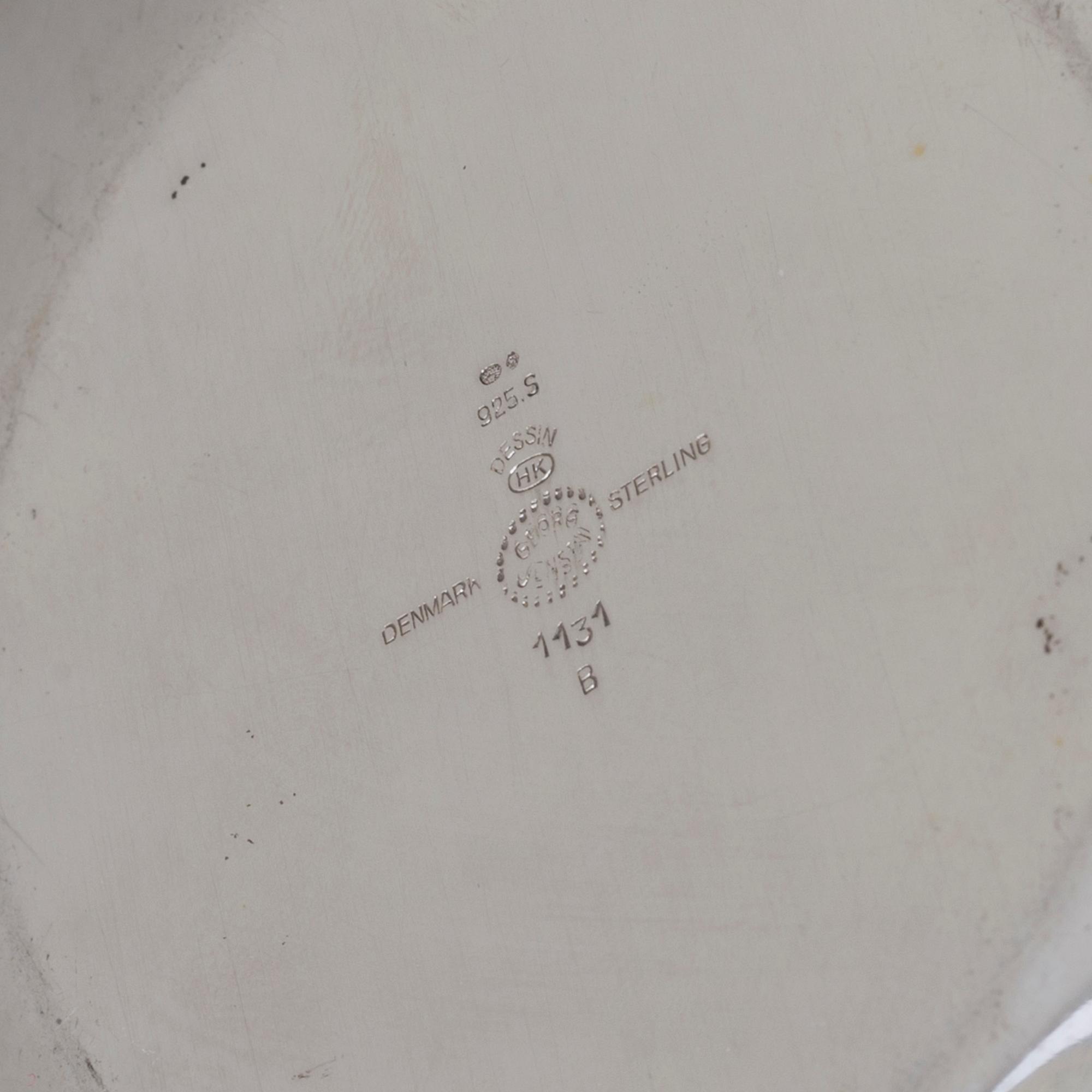 HENNING KOPPEL, A silver bowl from Georg Jensen, Denmark.