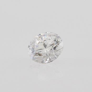 GIA certified round brilliant-cut diamond approx. 0.71 ct D/VVS2.