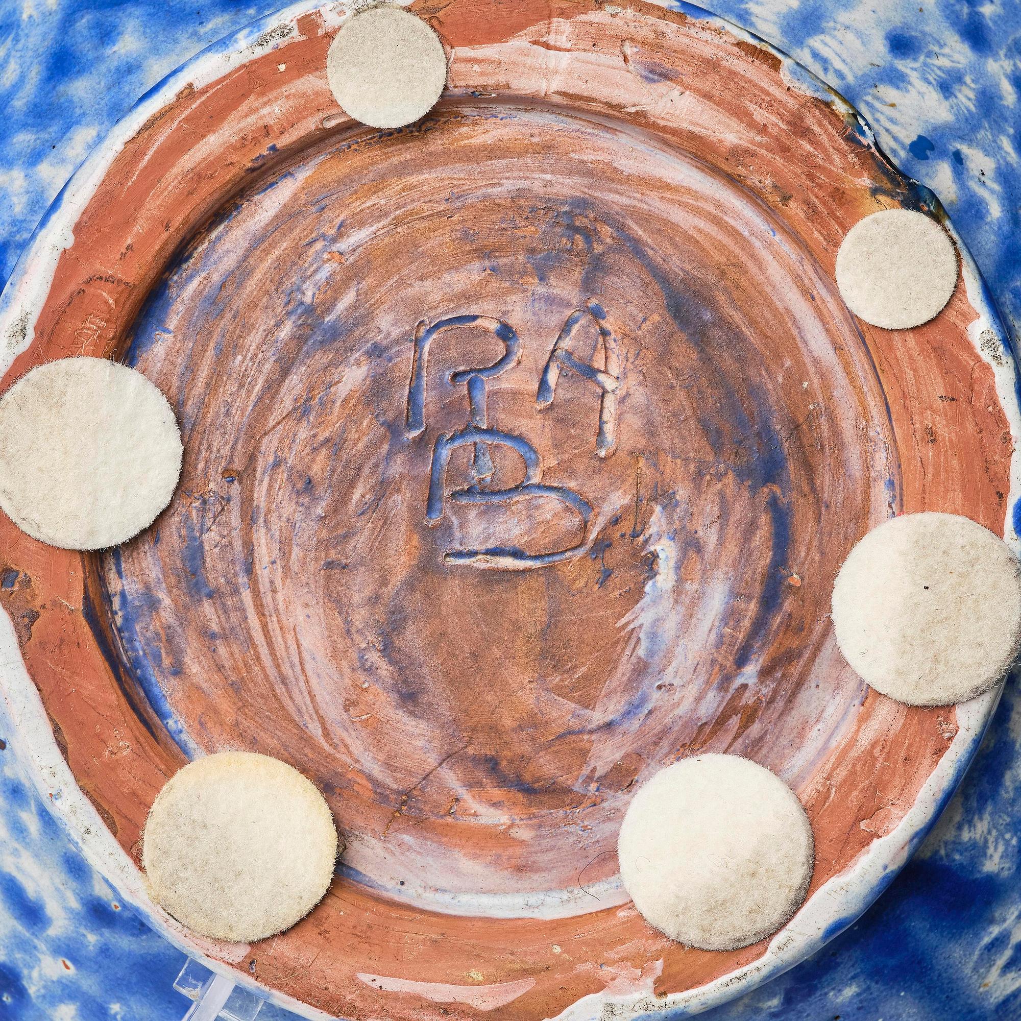 Riborg Böving, a faience bowl, Arvika, Sweden, early 20th century.