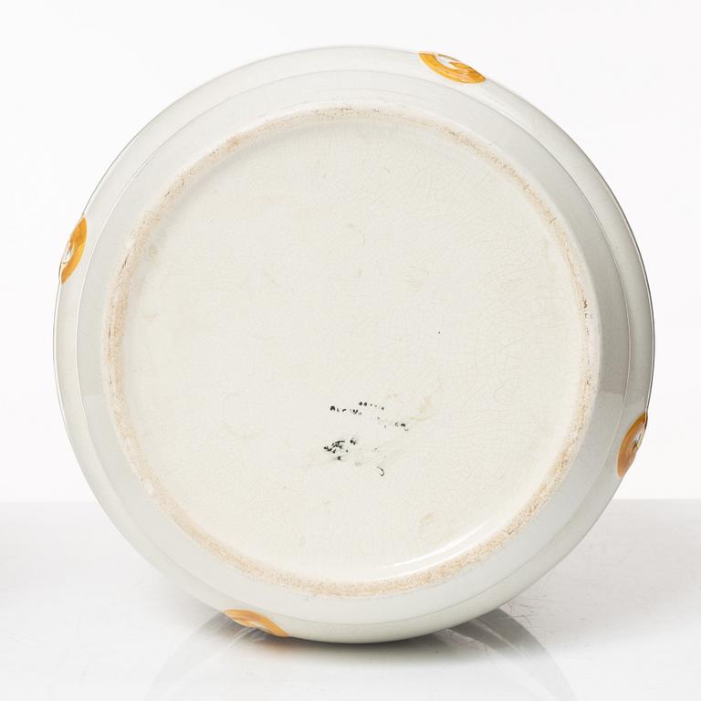 Alf Wallander, ytterfoder, ett par, flintgods, jugend, Rörstrand, 1900-talets början.