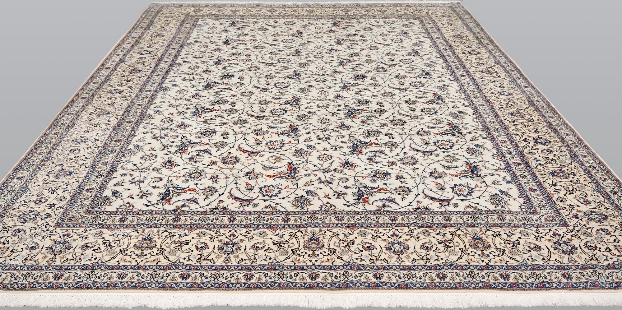 Matta, Nain Part Silk, S.K 4LAA, 350 x 255 cm.