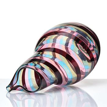Gio Ponti, & Paolo Venini, a glass pitcher, Venini, Murano Italy 1950-60s.