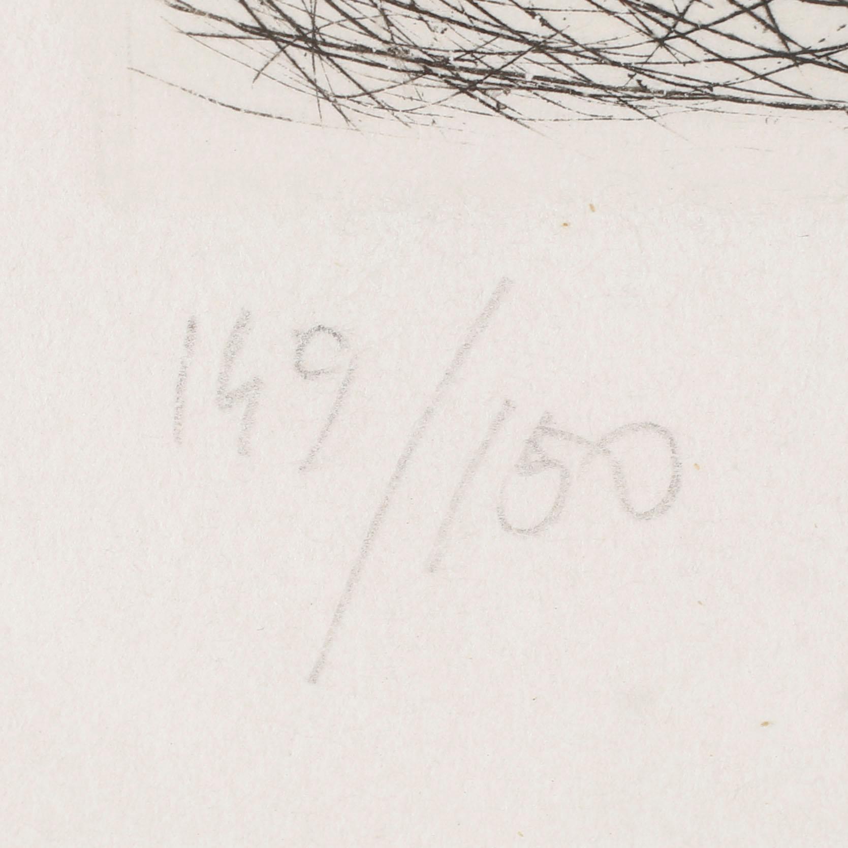 SALVADOR DALÍ, an etching, signed and dated 1963.