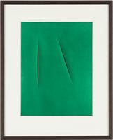 Lucio Fontana, Concetto Spaziale (from XXe Siècle),