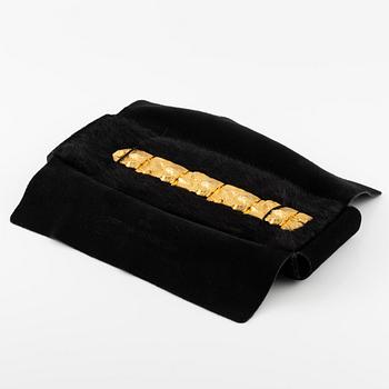 A Björn Weckström bracelet 18K gold "Golden Stream", for Lapponia.