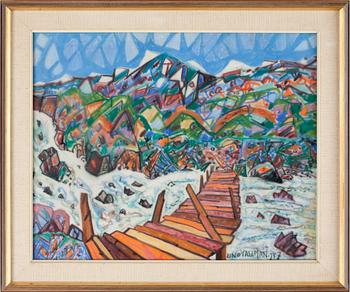 Uno Vallman · UNO VALLMAN, pastell, sign och dat 1957.