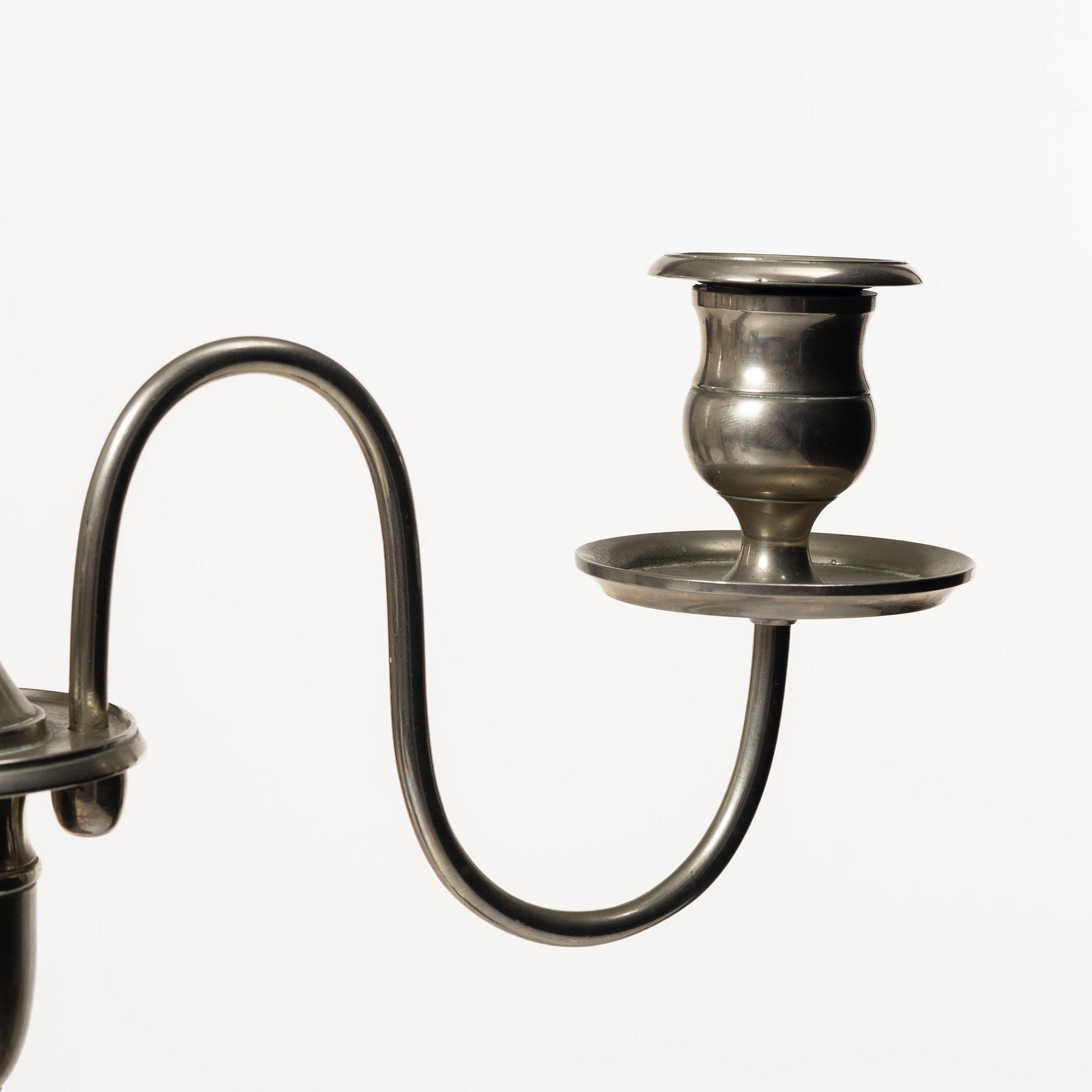 A pair of candelabra, Skultuna.