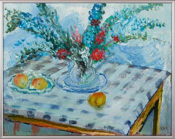 DANIEL LEBIER, olja på duk, signerad.