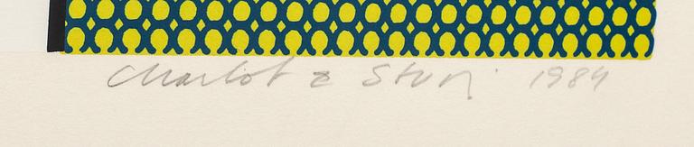 STURE JOHANNESSON OCH CHARLOTTE JOHANNESSON, serigraph, signed, numbered 129/200, dated 1984.