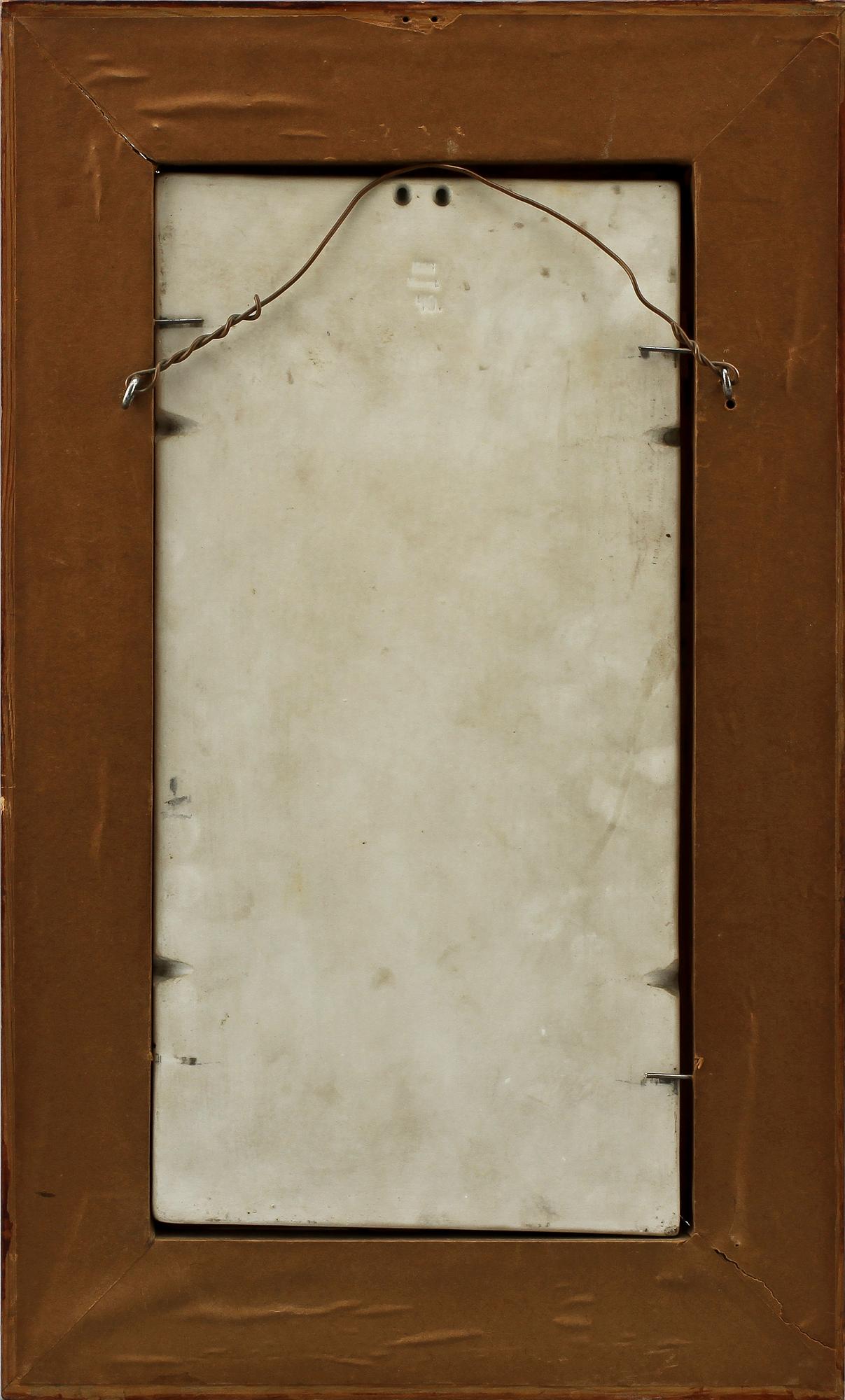 VÄGGRELIEF, biskvi, Stephan Sinding, Bing & Gröndahl, 1900-tal.