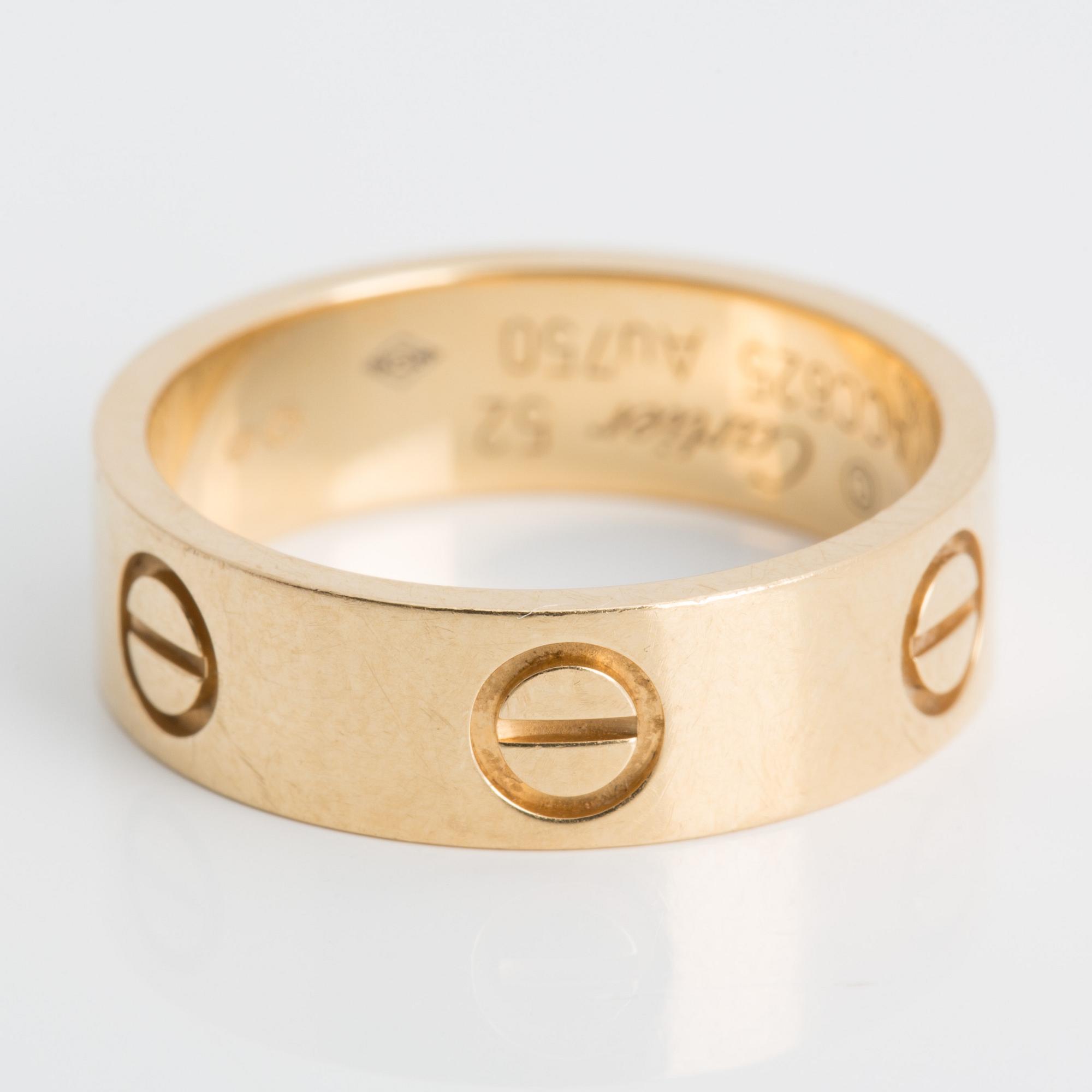 CARTIER, "Love", ring, 18K guld.