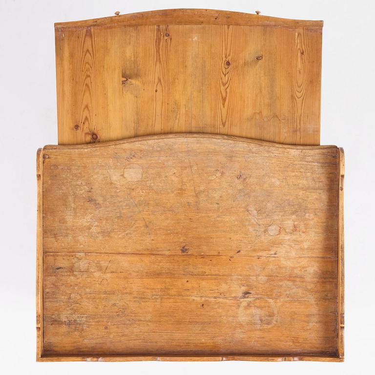 A Swedish rococo chamberpot cupboard, later part 18th century.